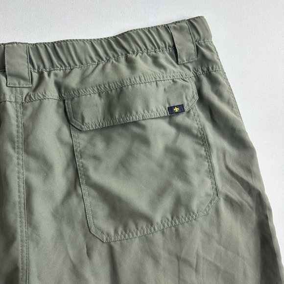 Boy Scout of America Cargo Shorts Men Size XL Green Utility‎ Outdoors Tactical - Picture 4 of 5